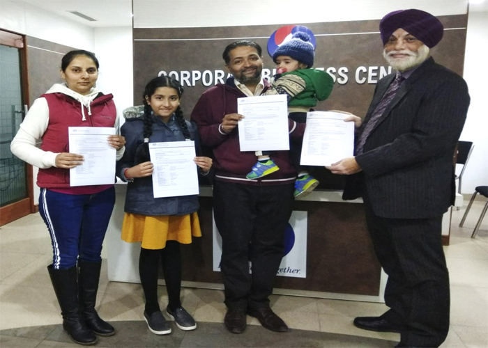 Congratulation to Mr. Gurpreet Singh, Mrs.Parminder Kaur,Miss Rehmat Kaur & Karnav Singh for Australia visitor visa.